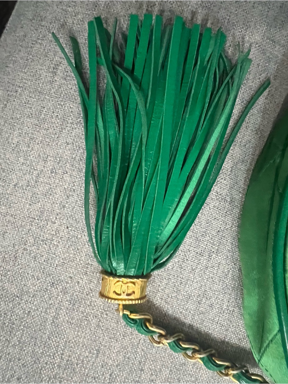 CHANEL CC SATIN CLUTCH- RARE - Picture 3 of 9